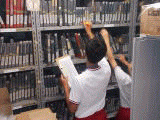 職場体験の様子